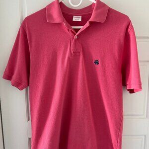 Brooks Brothers Men's Small Pink Polo Shirt